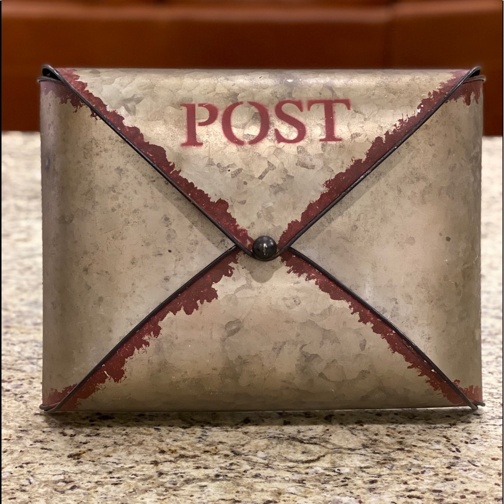 Imax Hanley Galvanized Mail Box Wall Hanging